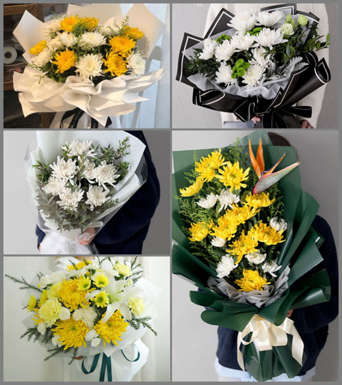 山西忻州原平市大牛店镇大牛堡村白事花束代送